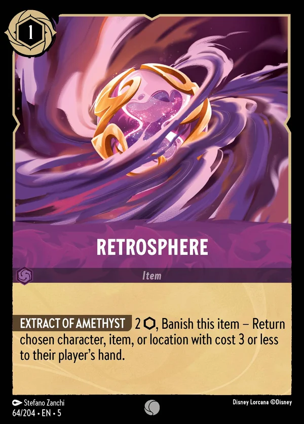 Retrosfera — Disney Lorcana Oggetto card from Shimmering Skies