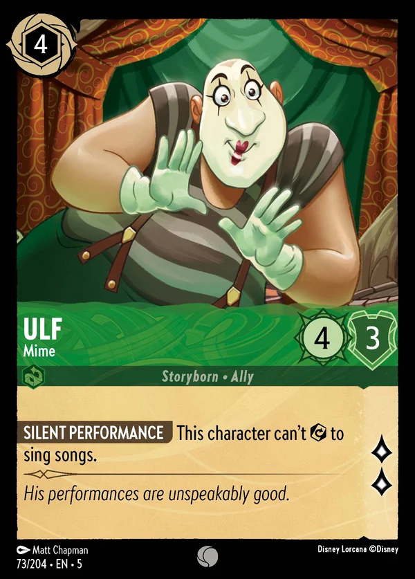 Ulf - Mimo — Disney Lorcana Personaggio card from Shimmering Skies