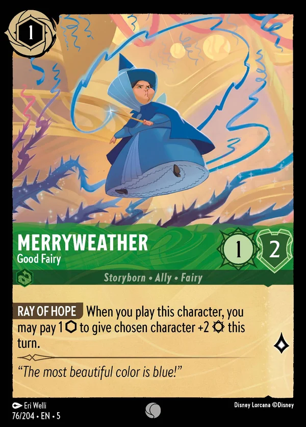 Serenella - Buona Fata — Disney Lorcana Personaggio card from Shimmering Skies