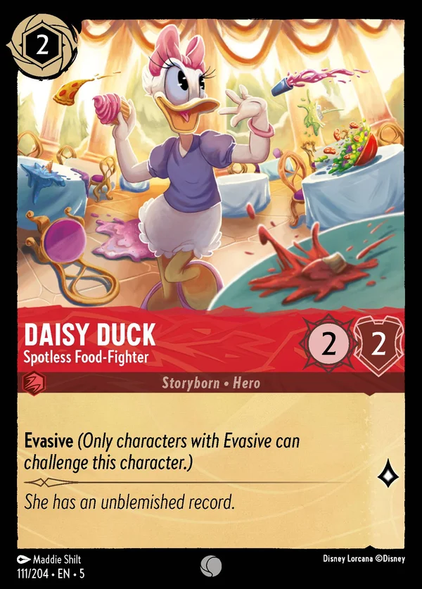 Paperina - Combattente Senza Macchia — Disney Lorcana Personaggio card from Shimmering Skies
