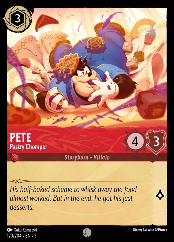Gambadilegno - Mascellone da Pasticceria — Disney Lorcana Personaggio card from Shimmering Skies