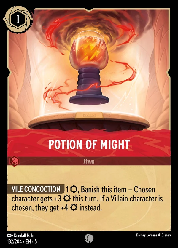 Pozione della Forza — Disney Lorcana Oggetto card from Shimmering Skies