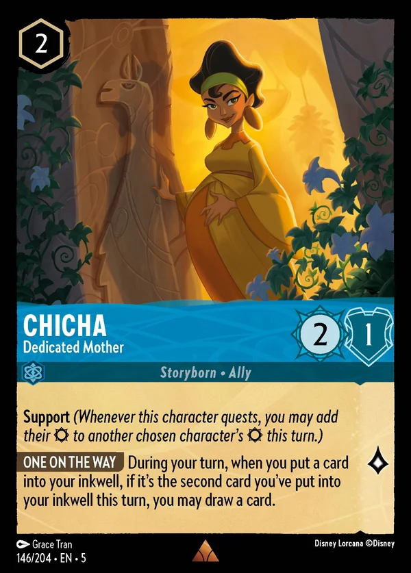 Chicha - Madre Zelante — Disney Lorcana Personaggio card from Shimmering Skies
