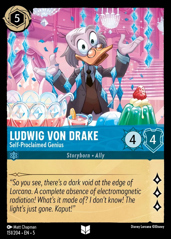 Pico de Paperis - Sedicente Genio — Disney Lorcana Personaggio card from Shimmering Skies