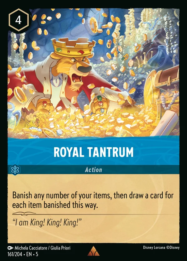 Capricci Regali — Disney Lorcana Azione card from Shimmering Skies