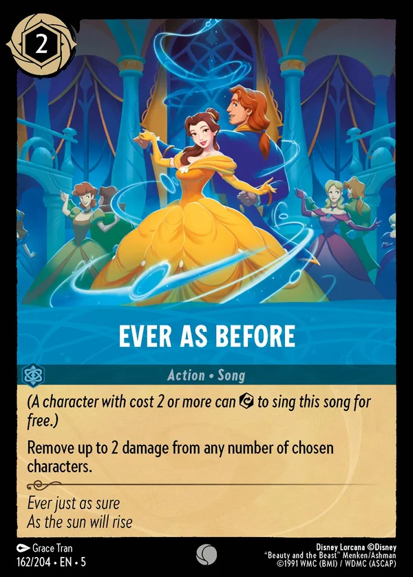 Stessa Melodia — Disney Lorcana Azione card from Shimmering Skies