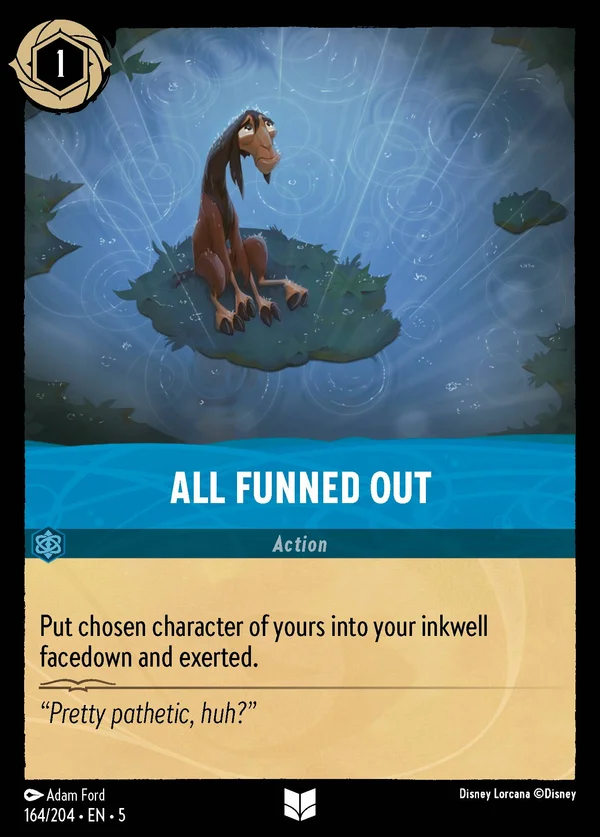 Mi Sto Divertendo Anche Troppo — Disney Lorcana Azione card from Shimmering Skies