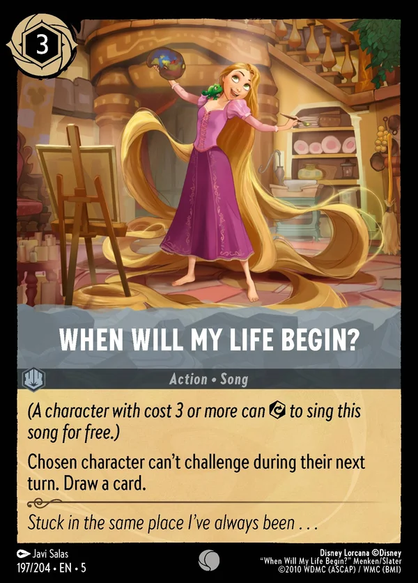 Aspetto Quel che Succederà — Disney Lorcana Azione card from Shimmering Skies