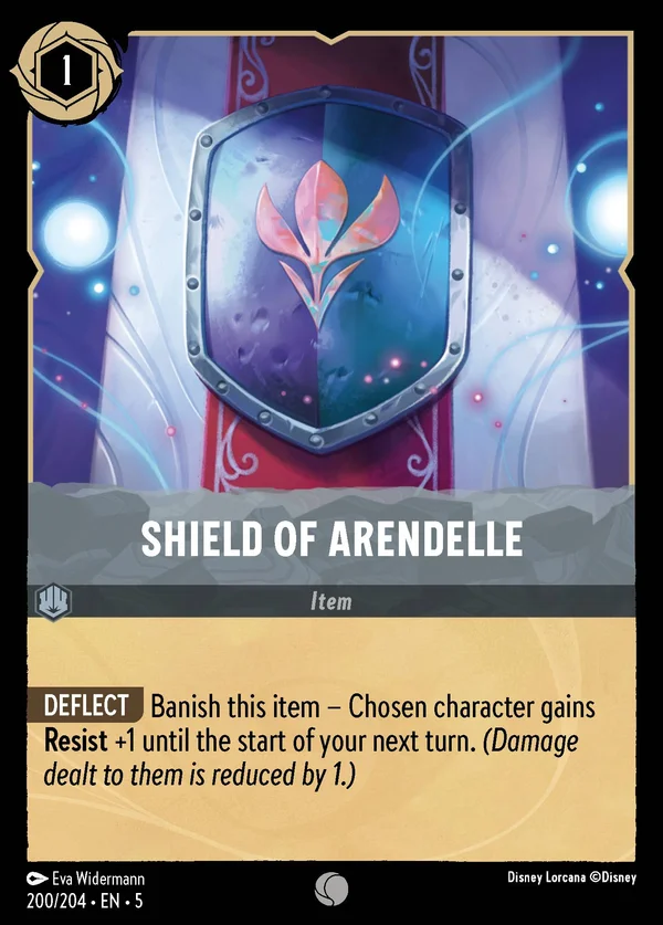 Scudo di Arendelle — Disney Lorcana Oggetto card from Shimmering Skies