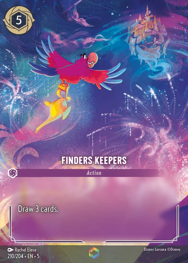 Chi Trova Tiene — Disney Lorcana Azione card from Shimmering Skies