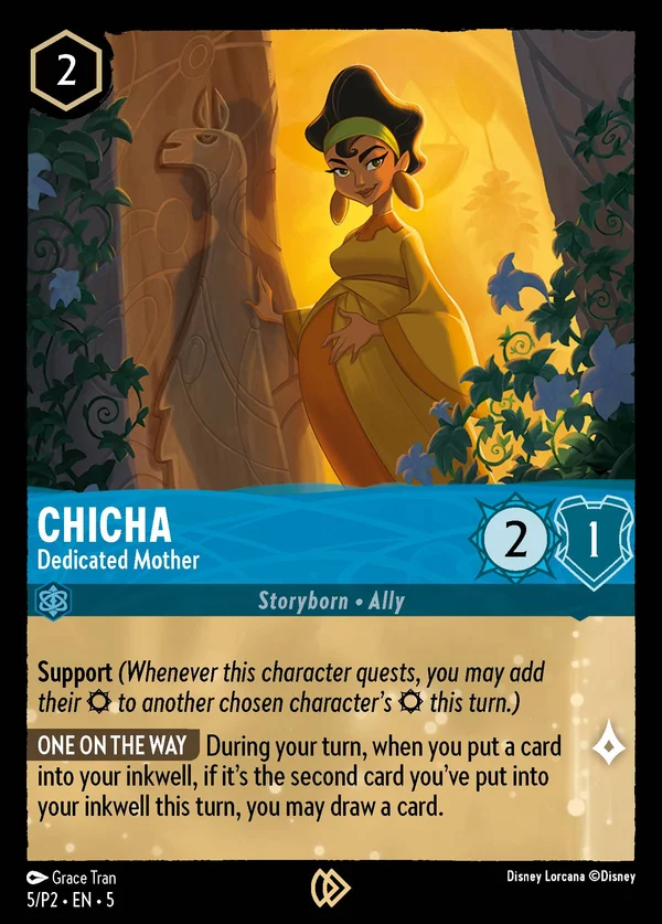 Chicha - Madre Zelante — Disney Lorcana Personaggio card from Shimmering Skies