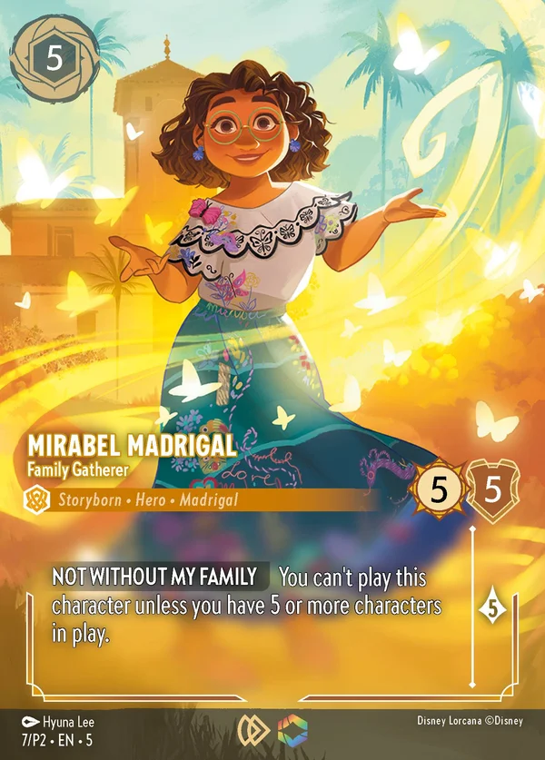 Mirabel Madrigal - Che Riunisce la Famiglia — Disney Lorcana Personaggio card from Shimmering Skies