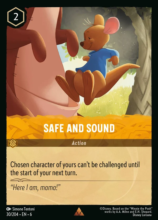 Al Sicuro — Disney Lorcana Azione card from Azurite Sea