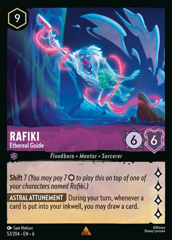 Rafiki - Guida Eterea — Disney Lorcana Personaggio card from Azurite Sea
