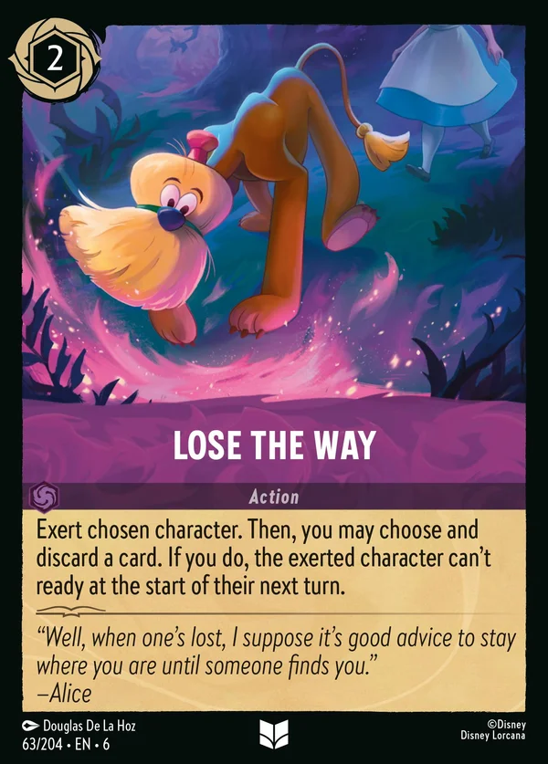Perdersi — Disney Lorcana Azione card from Azurite Sea