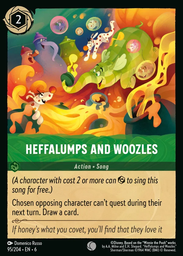 Efelanti e Noddole — Disney Lorcana Azione card from Azurite Sea