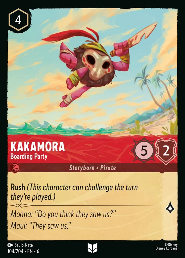 Kakamora - Banda d'Arrembaggio — Disney Lorcana Personaggio card from Azurite Sea