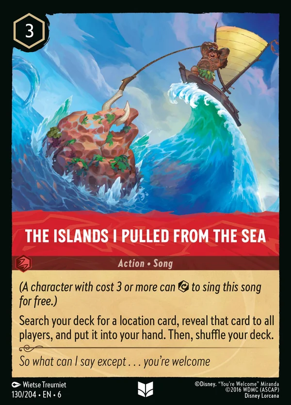 Maui li Ha Fatti in un Battibaleno — Disney Lorcana Azione card from Azurite Sea