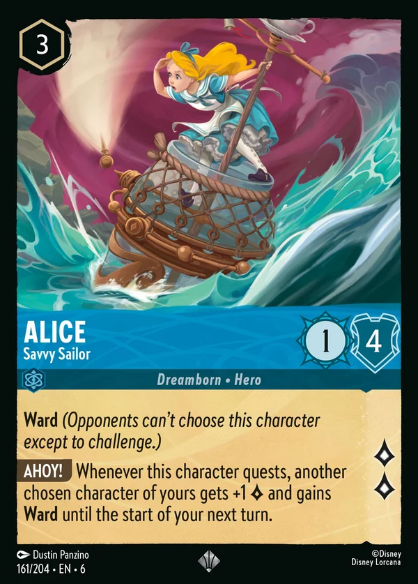 Alice - Esperta Marinaia — Disney Lorcana Personaggio card from Azurite Sea