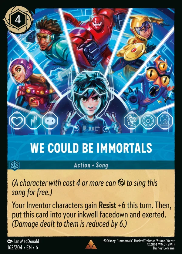 Saremo Immortali — Disney Lorcana Azione card from Azurite Sea