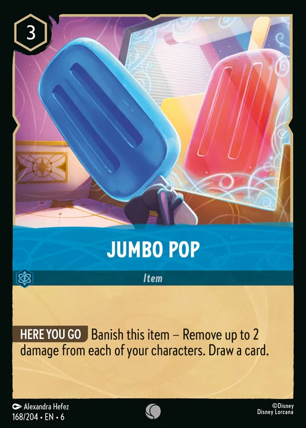 Ghiacciolo Jumbo — Disney Lorcana Oggetto card from Azurite Sea