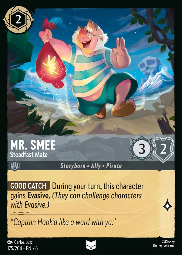 Spugna - Leale Nostromo — Disney Lorcana Personaggio card from Azurite Sea