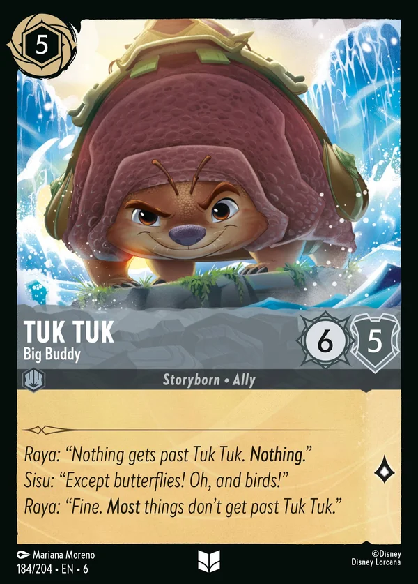 Tuk Tuk - Grande Amico — Disney Lorcana Personaggio card from Azurite Sea