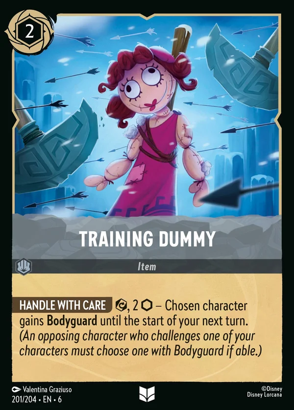 Manichino da Allenamento — Disney Lorcana Oggetto card from Azurite Sea