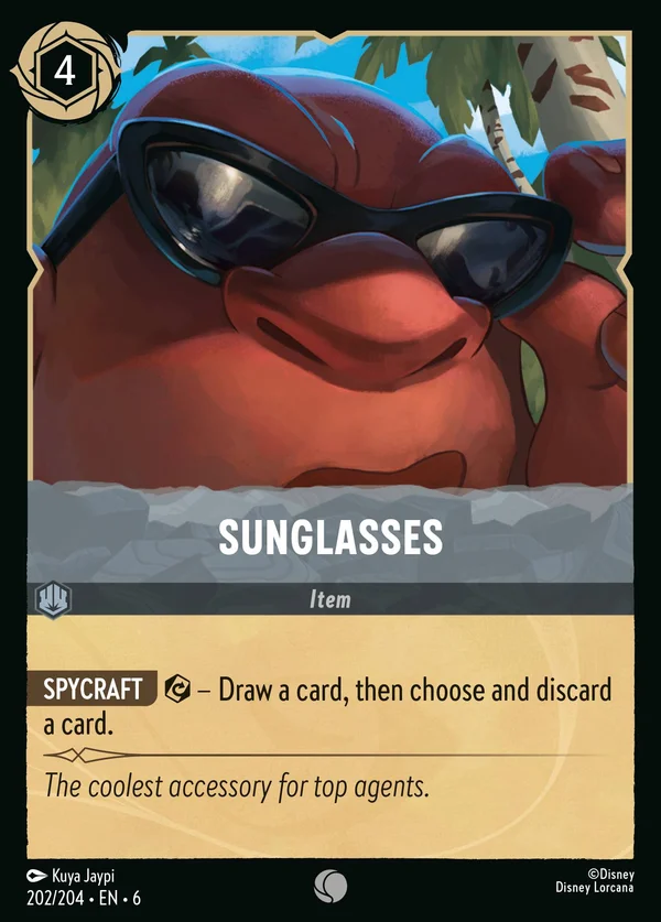 Occhiali da Sole — Disney Lorcana Oggetto card from Azurite Sea