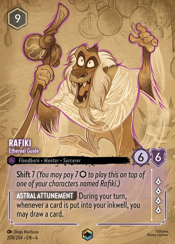 Rafiki - Guida Eterea — Disney Lorcana Personaggio card from Azurite Sea