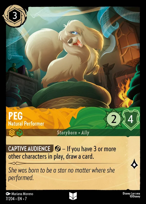 Gilda - Intrattenitrice Nata — Disney Lorcana Personaggio card from Archazia's Island