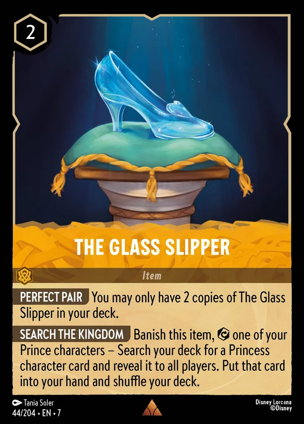 La Scarpetta di Cristallo — Disney Lorcana Oggetto card from Archazia's Island