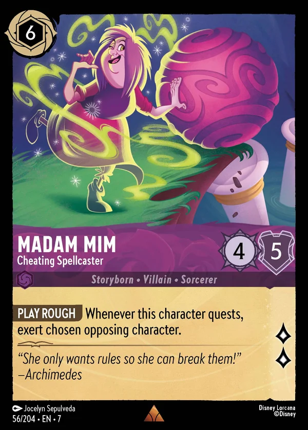Maga Magò - Fattucchiera Imbrogliona — Disney Lorcana Personaggio card from Archazia's Island