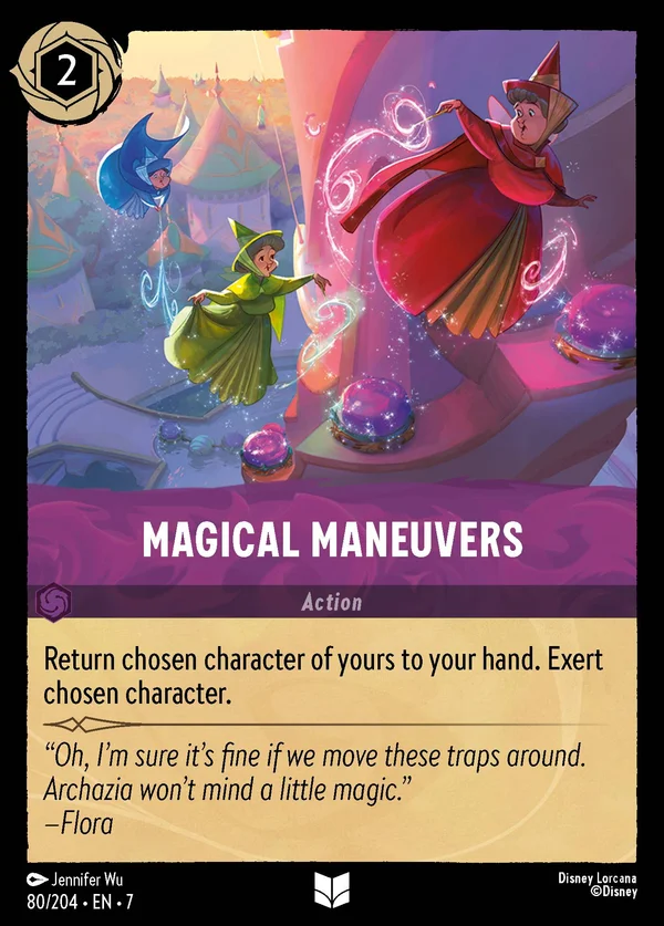 Magical Maneuvers — Disney Lorcana Action card from Archazia's Island