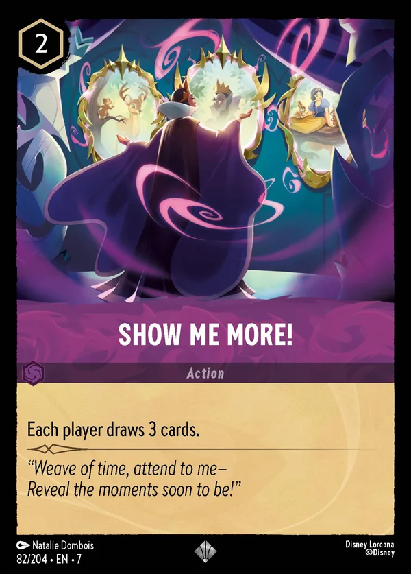 Show Me More! — Disney Lorcana Action card from Archazia's Island