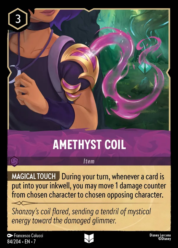 Spira d'Ametista — Disney Lorcana Oggetto card from Archazia's Island