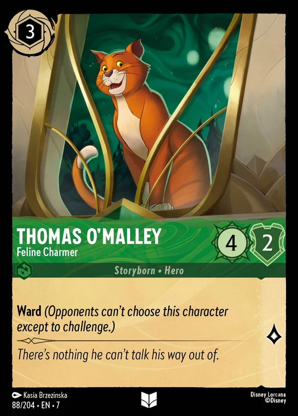Romeo - Seduttore Felino — Disney Lorcana Personaggio card from Archazia's Island