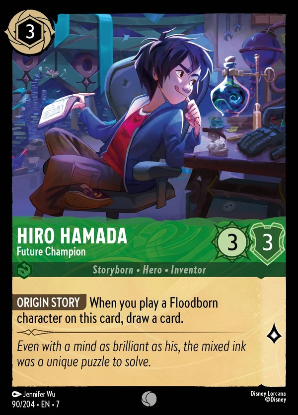 Hiro Hamada - Futuro Campione — Disney Lorcana Personaggio card from Archazia's Island