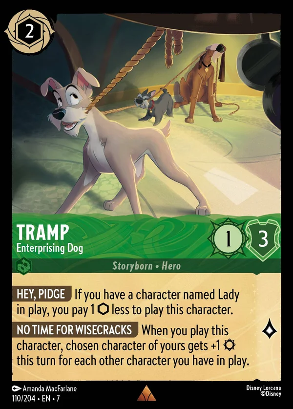 Biagio - Cane Intraprendente — Disney Lorcana Personaggio card from Archazia's Island