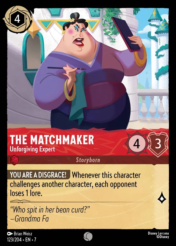La Mezzana - Esperta Inflessibile — Disney Lorcana Personaggio card from Archazia's Island