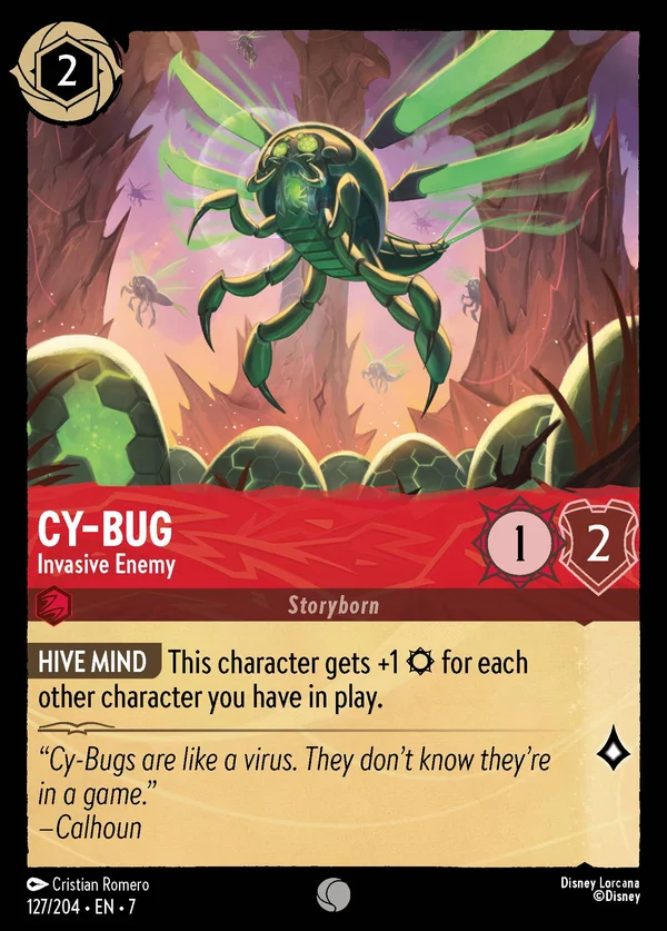 Scarafoide - Nemico Infestante — Disney Lorcana Personaggio card from Archazia's Island