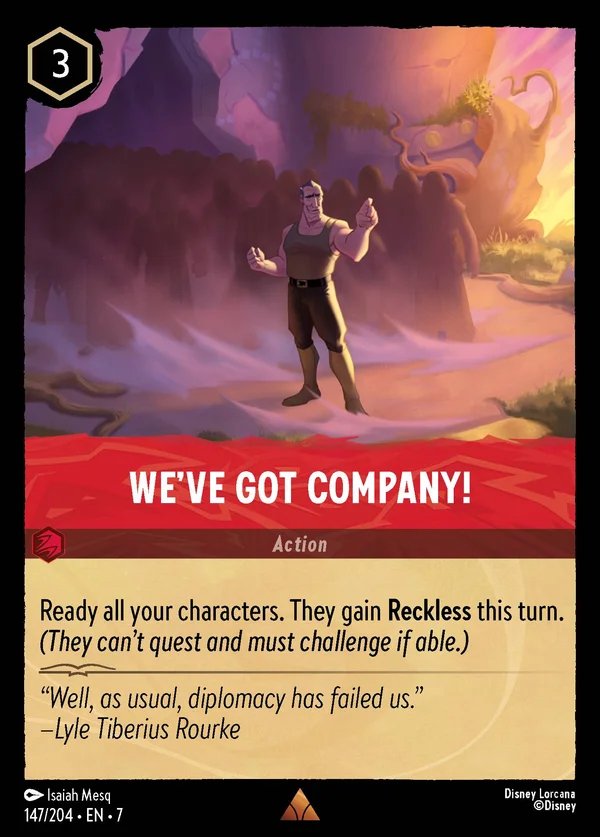 Abbiamo Visite! — Disney Lorcana Azione card from Archazia's Island