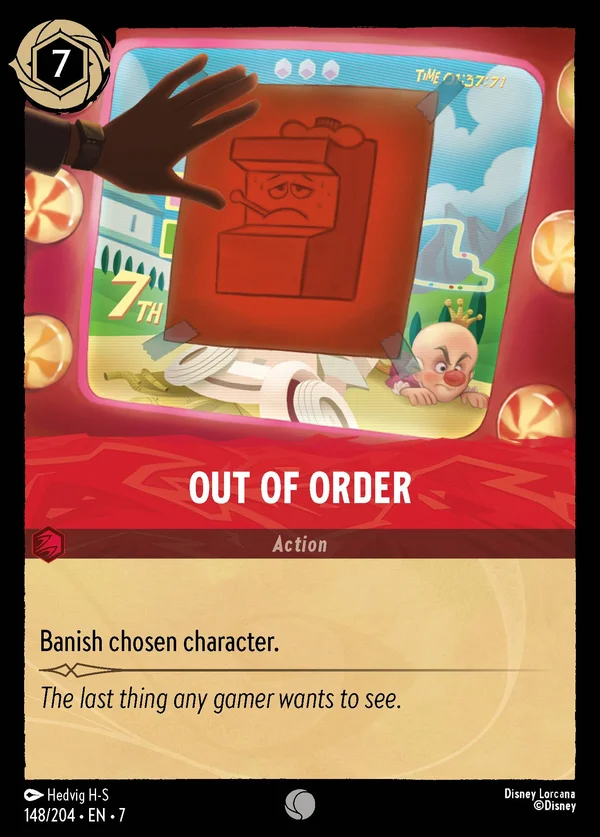 Fuori Servizio — Disney Lorcana Azione card from Archazia's Island