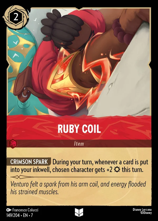 Spira di Rubino — Disney Lorcana Oggetto card from Archazia's Island
