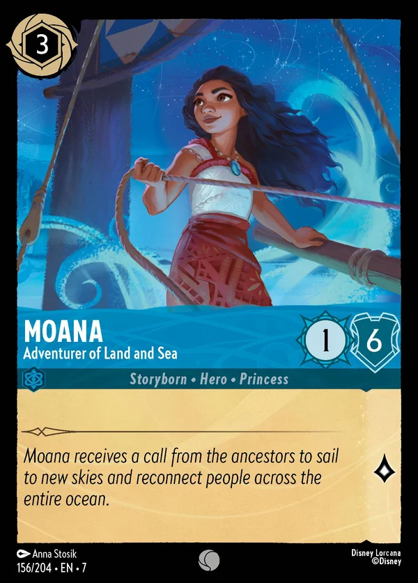 Vaiana - Avventuriera per Terra e per Mare — Disney Lorcana Personaggio card from Archazia's Island