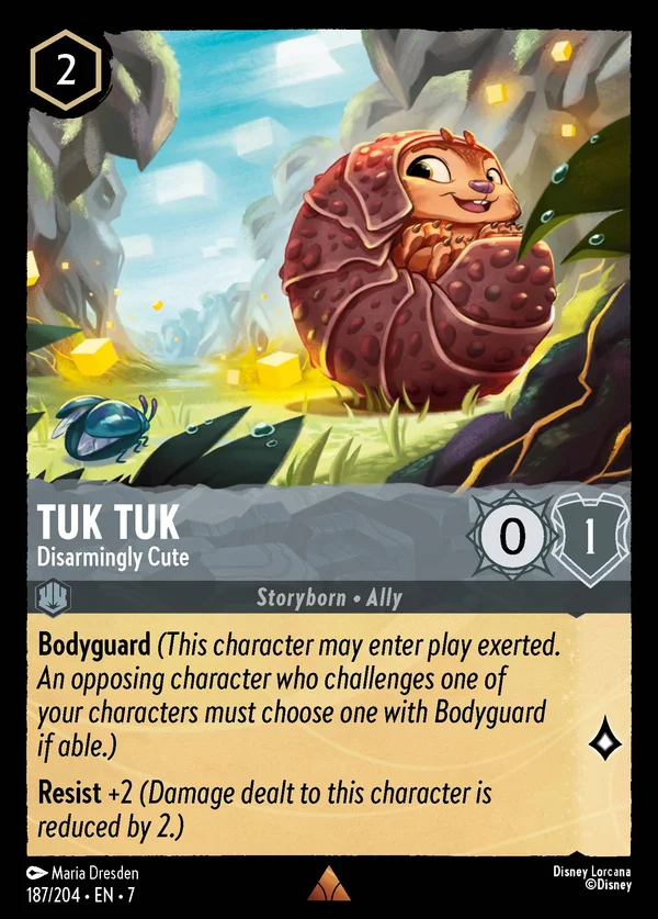 Tuk Tuk - Disarmingly Cute — Disney Lorcana Character card from Archazia's Island
