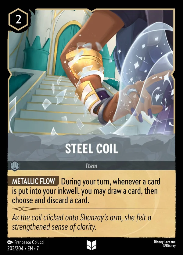 Spira d'Acciaio — Disney Lorcana Oggetto card from Archazia's Island