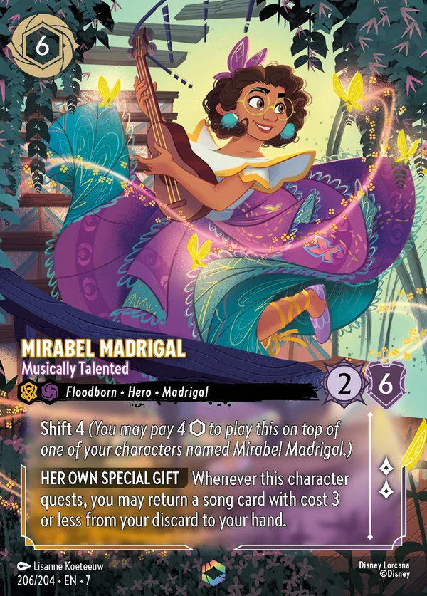 Mirabel Madrigal - Musically Talented — Disney Lorcana Character card from Archazia's Island