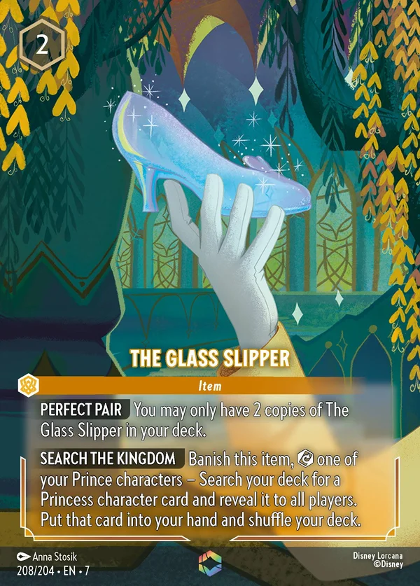 La Scarpetta di Cristallo — Disney Lorcana Oggetto card from Archazia's Island