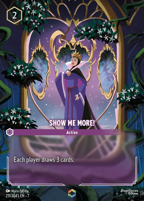 Show Me More! — Disney Lorcana Action card from Archazia's Island